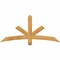 Ekena Millwork Alberta Rough Sawn Timber Gable Bracket, Western Red Cedar, 60"W x 27"H x 2"D x 4"F, 11/12 Pitch GBW060X27X0204ALB00RWR - alternate 1